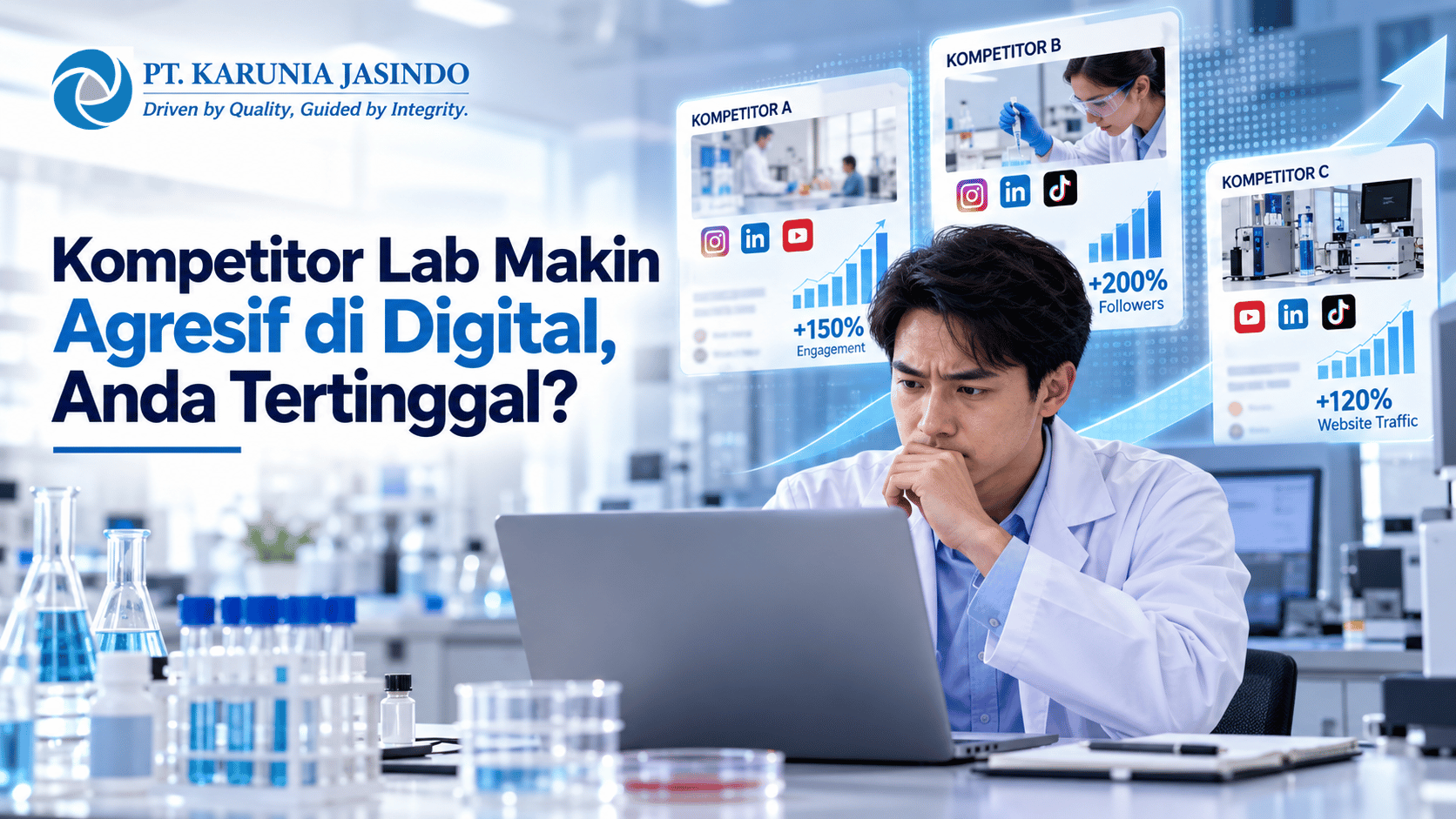 Laboratorium Tiba-Tiba Jadi Lebih Kompetitif secara Digital